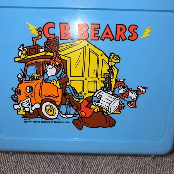 Vintage Lunchbox C.B. Bears 1977 Hannah Barbara - Picture 7 of 7